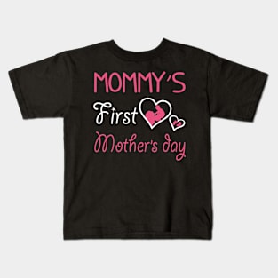 Funny Mommy_s First Mother_s Day Kids T-Shirt